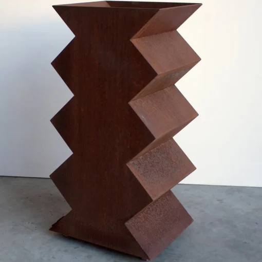 Marco Gaviraghi Calloni 2 Portavasi in acciaio corten