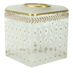 Griffe Montenapoleone by Vetrerie di Empoli Alloro Dettagli oro Foglia Copri fazzoletti di vetro