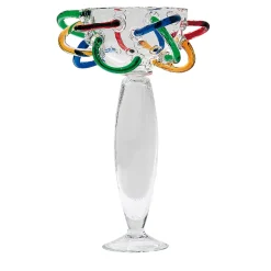 Driade Alzata per centrotavola policromo Olga di Borek Sipek