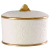 Villari AMOUR SECRET SCATOLA OVALE IN COTONE - BIANCO