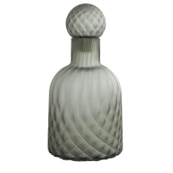 Morica Design Ampolla in vetro acidato color grigio effetto balloton