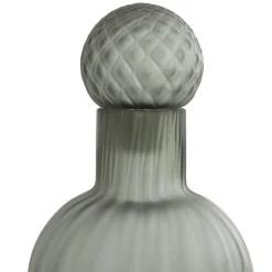 Morica Design Ampolla in vetro acidato color grigio effetto balloton