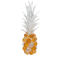 VGnewtrend Ananas medio in cristallo ambrato