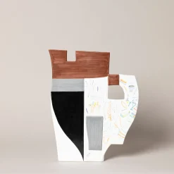 Ceramica Gatti 1928 Andromaca Vaso Decorativo di Mimmo Paladino