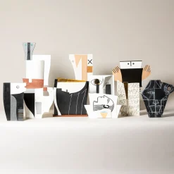 Ceramica Gatti 1928 Andromaca Vaso Decorativo di Mimmo Paladino