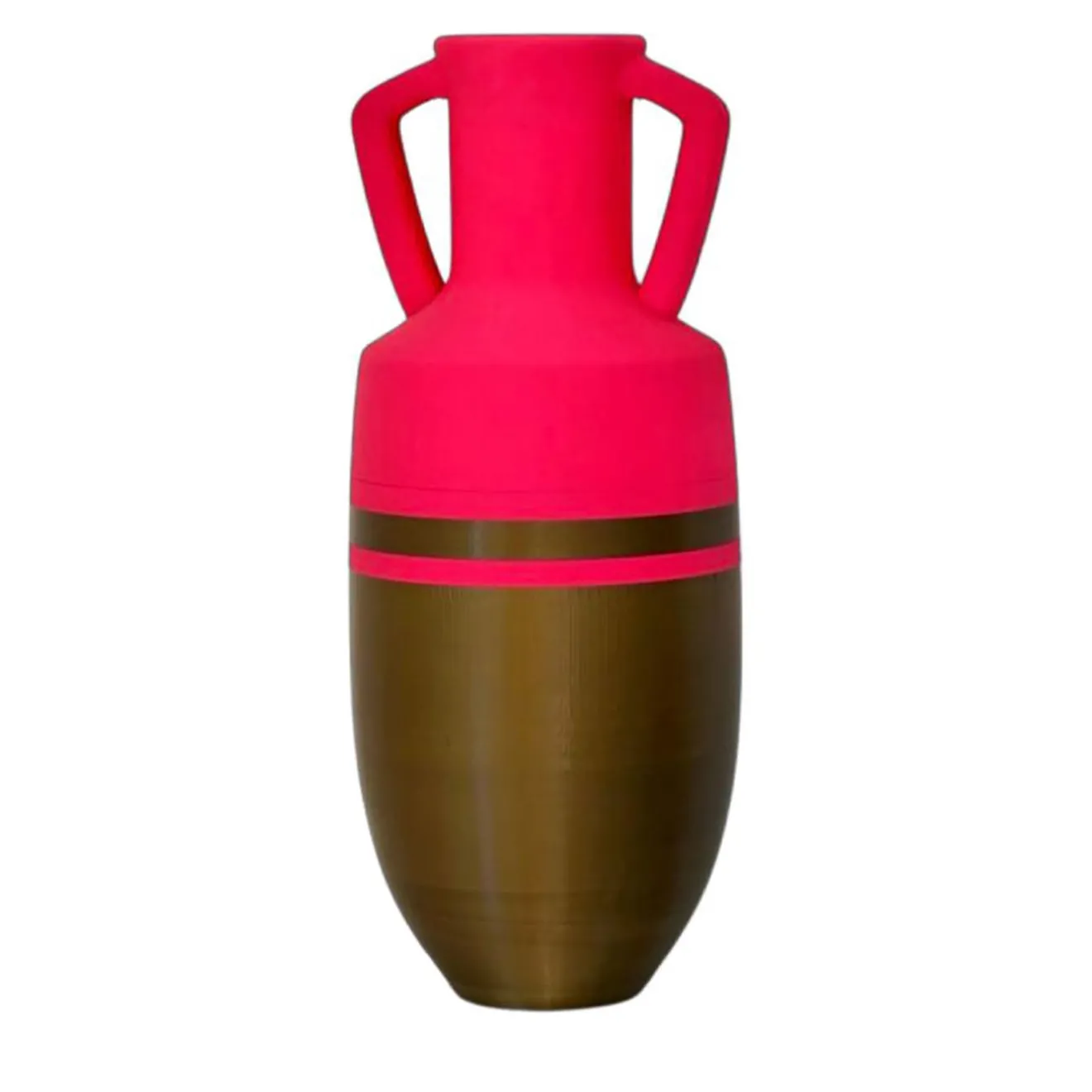 Pop Pot Anfora Ottaviano XL in bronzo e fucsia