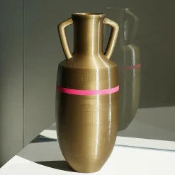 Pop Pot Anfora Ottaviano XL in bronzo e fucsia