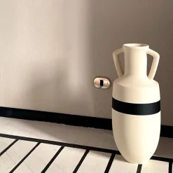 Pop Pot Anfora Ottaviano XXL bianca e nera