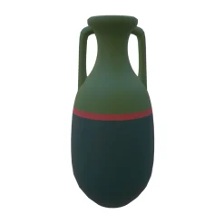 Pop Pot Anfora Teodosio XL Petrolio Burgundi e Verde Militare