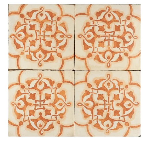 Studio Le Nid Arancio Maimonide Set di 4 piastrelle #7