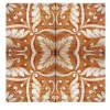 Studio Le Nid Arancio Maimonide Set di 4 piastrelle #4