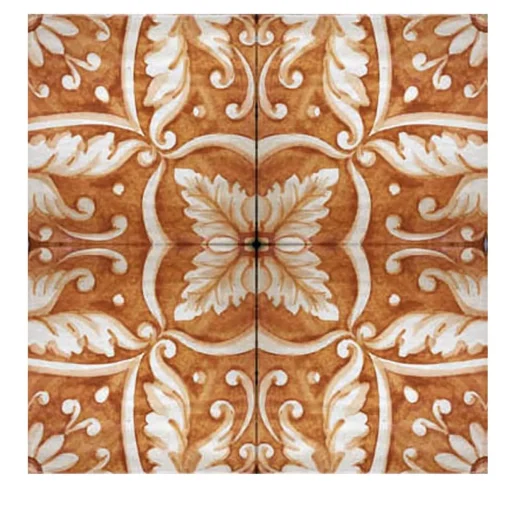 Studio Le Nid Arancio Maimonide Set di 4 piastrelle #4