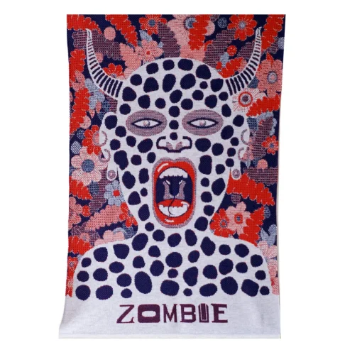 Lanificio Leo Arazzo/Coperta Zombie Multicolore in Cotone Biologico