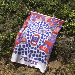 Lanificio Leo Arazzo/Coperta Zombie Multicolore in Cotone Biologico