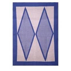 Luhdo Arlecchino Klein Blu-Taupe fantasia Plaid