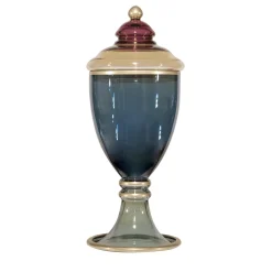 Griffe Montenapoleone by Vetrerie di Empoli Arlecchino Vaso grande di Potiche