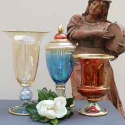 Griffe Montenapoleone by Vetrerie di Empoli Arlecchino Vaso grande di Potiche