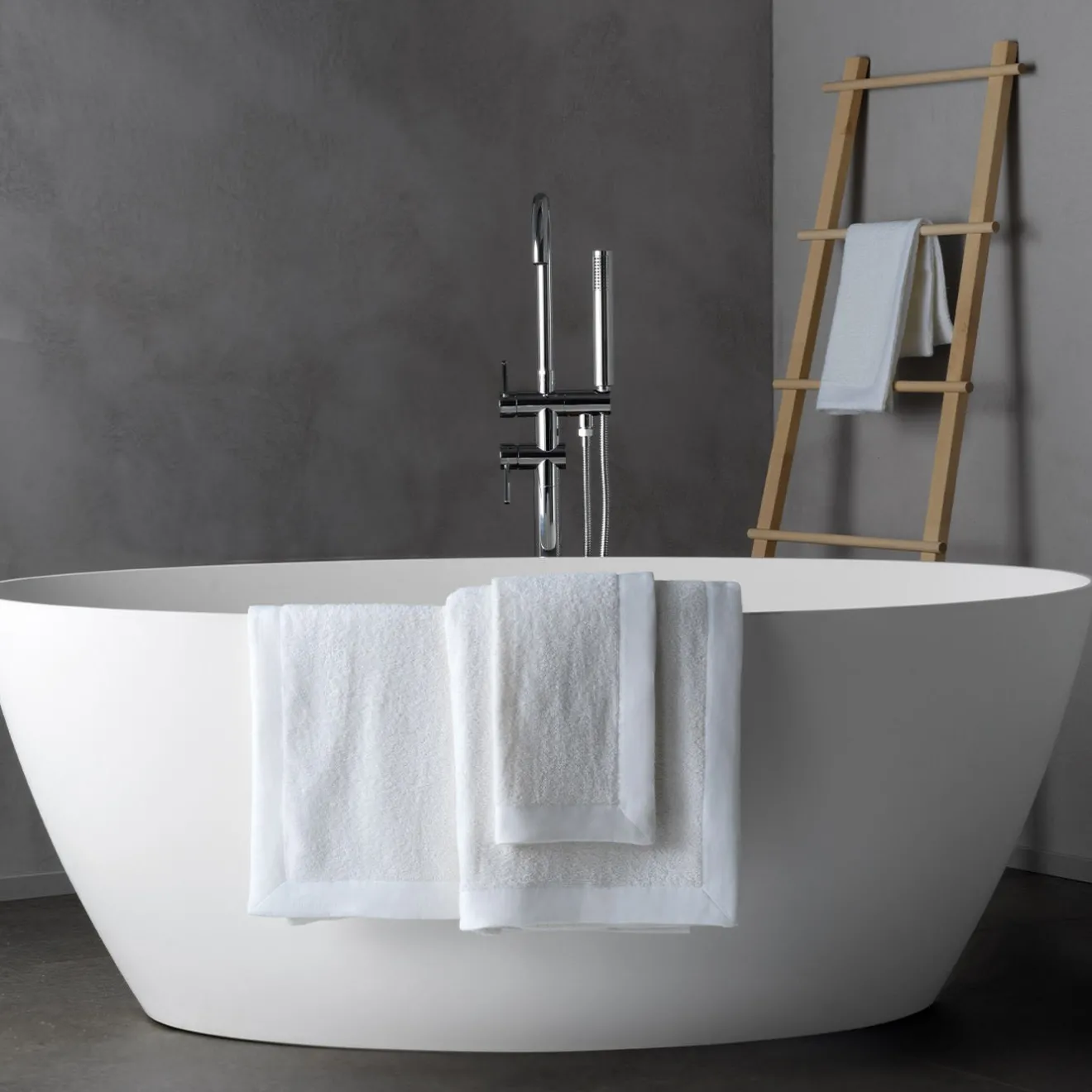Rivolta Carmignani Asciugamano da bagno bianco Kanapa