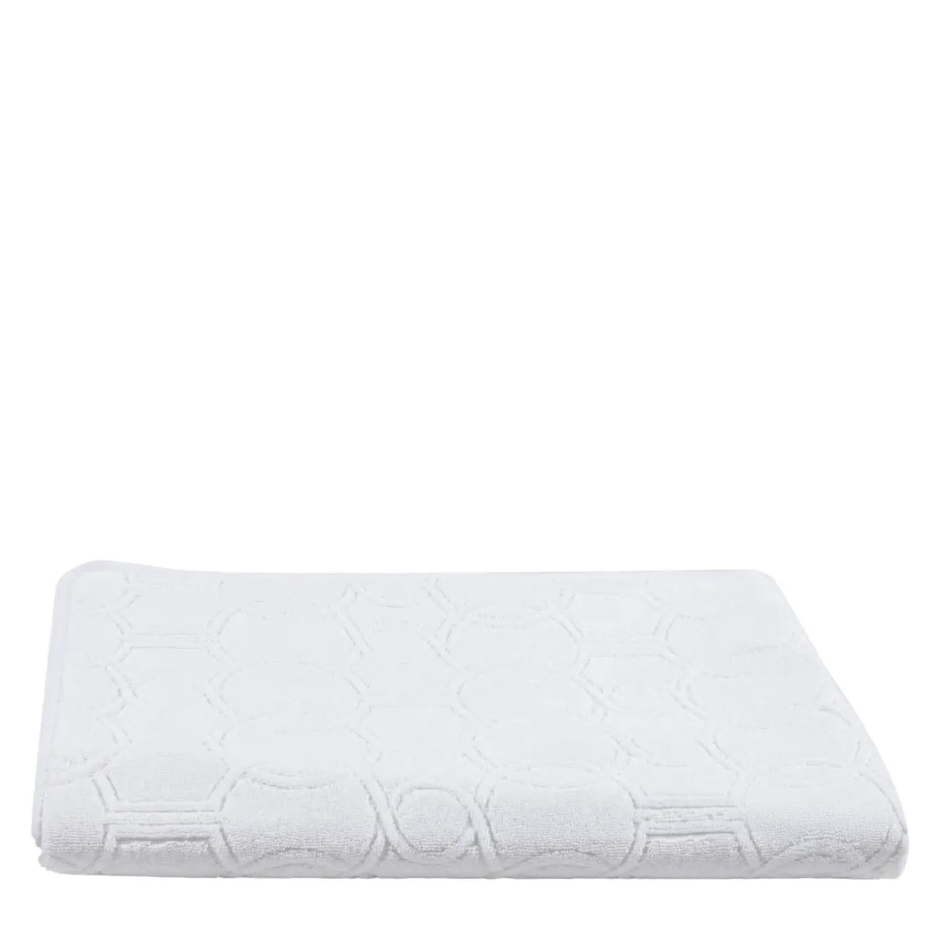 Rivolta Carmignani Asciugamano da bagno Shangri-La Jacquard bianco