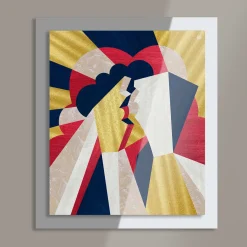 Marzia Boaglio Bacio San Valentino Quadri Specchio