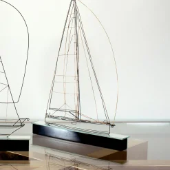 Profilo Barca a vela Capri in metallo