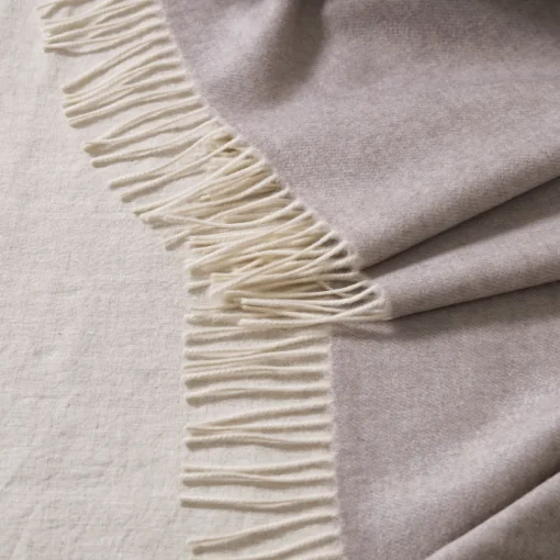 Masserano Cashmere Biella60 Coperta grigio tortora