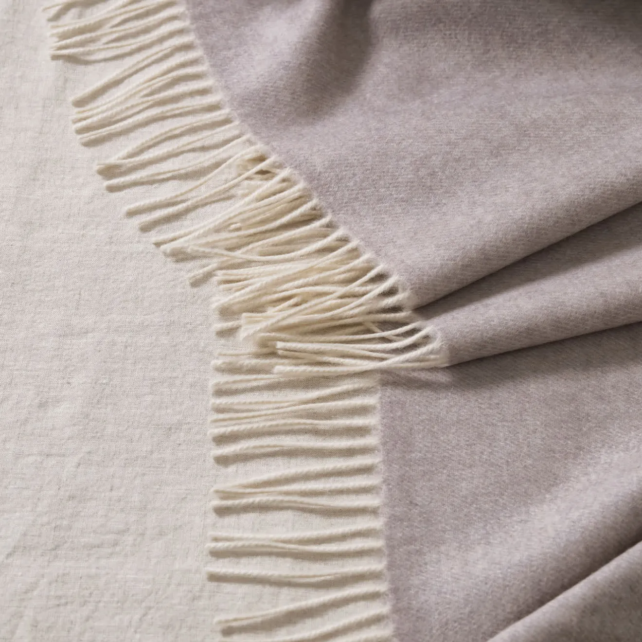 Masserano Cashmere Biella60 Coperta grigio tortora