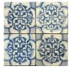 Studio Le Nid Blu Mare Set di 4 piastrelle #7