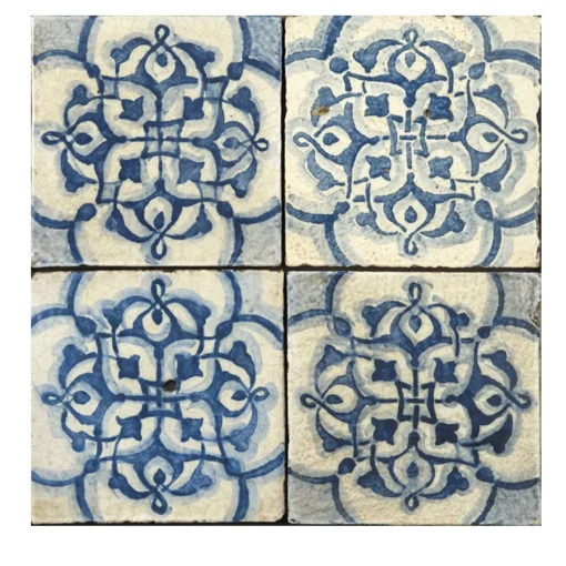 Studio Le Nid Blu Mare Set di 4 piastrelle #7