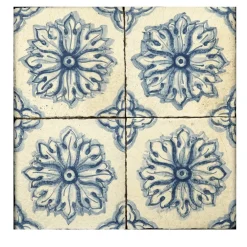 Studio Le Nid Blu Mare Set di 4 piastrelle #8