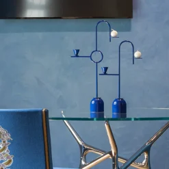 Cappellini Blue Candleholder #1 di Thomas Dariel