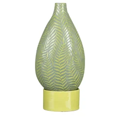 VGnewtrend Bottiglia alta in felce con base in gress
