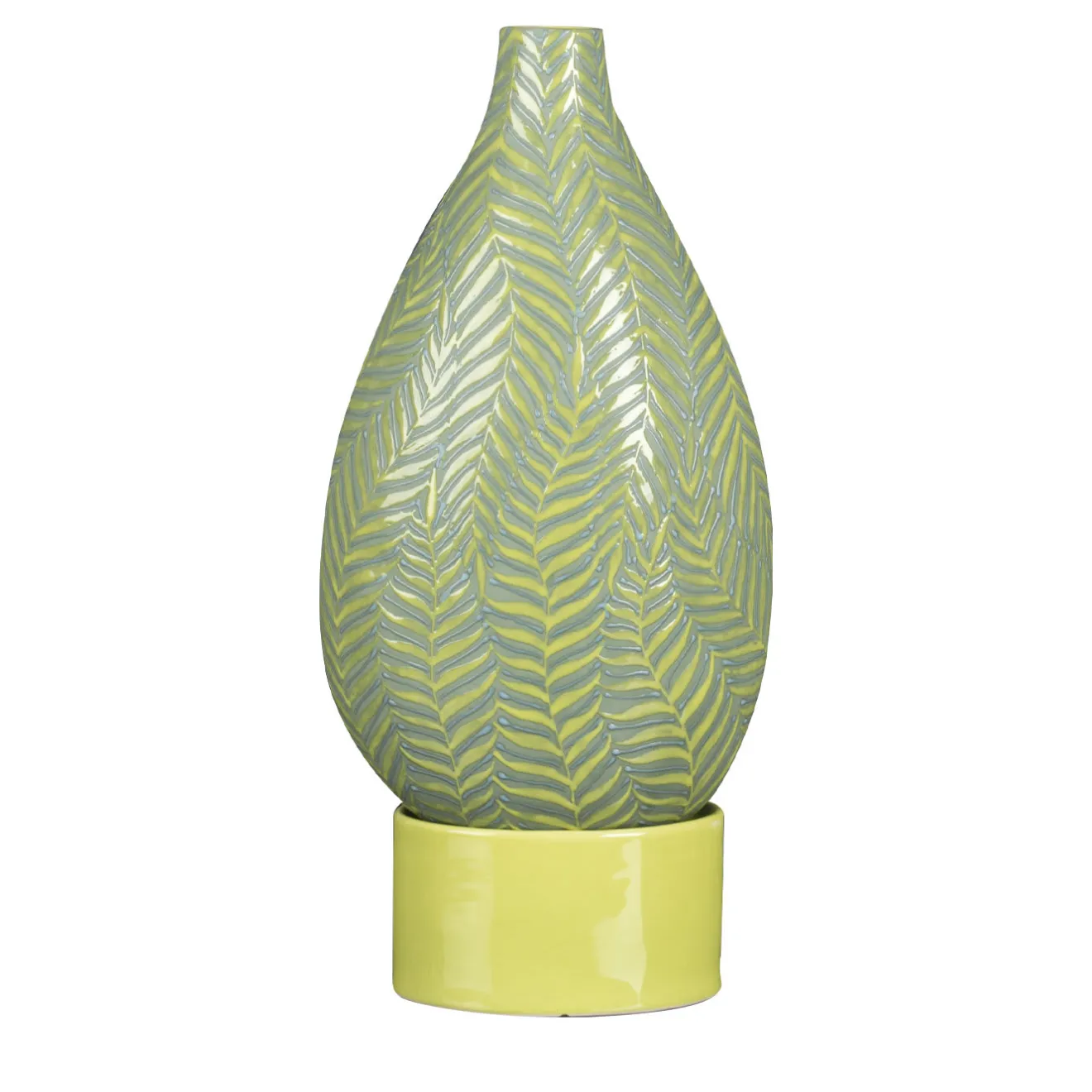 VGnewtrend Bottiglia alta in felce con base in gress