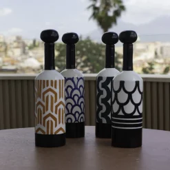 Lab Design Bottiglia Decorativa Bauhaus Nera