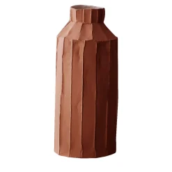 Paola Paronetto Bottiglia Decorativa Fide Corteccia C10/Terracotta Scura