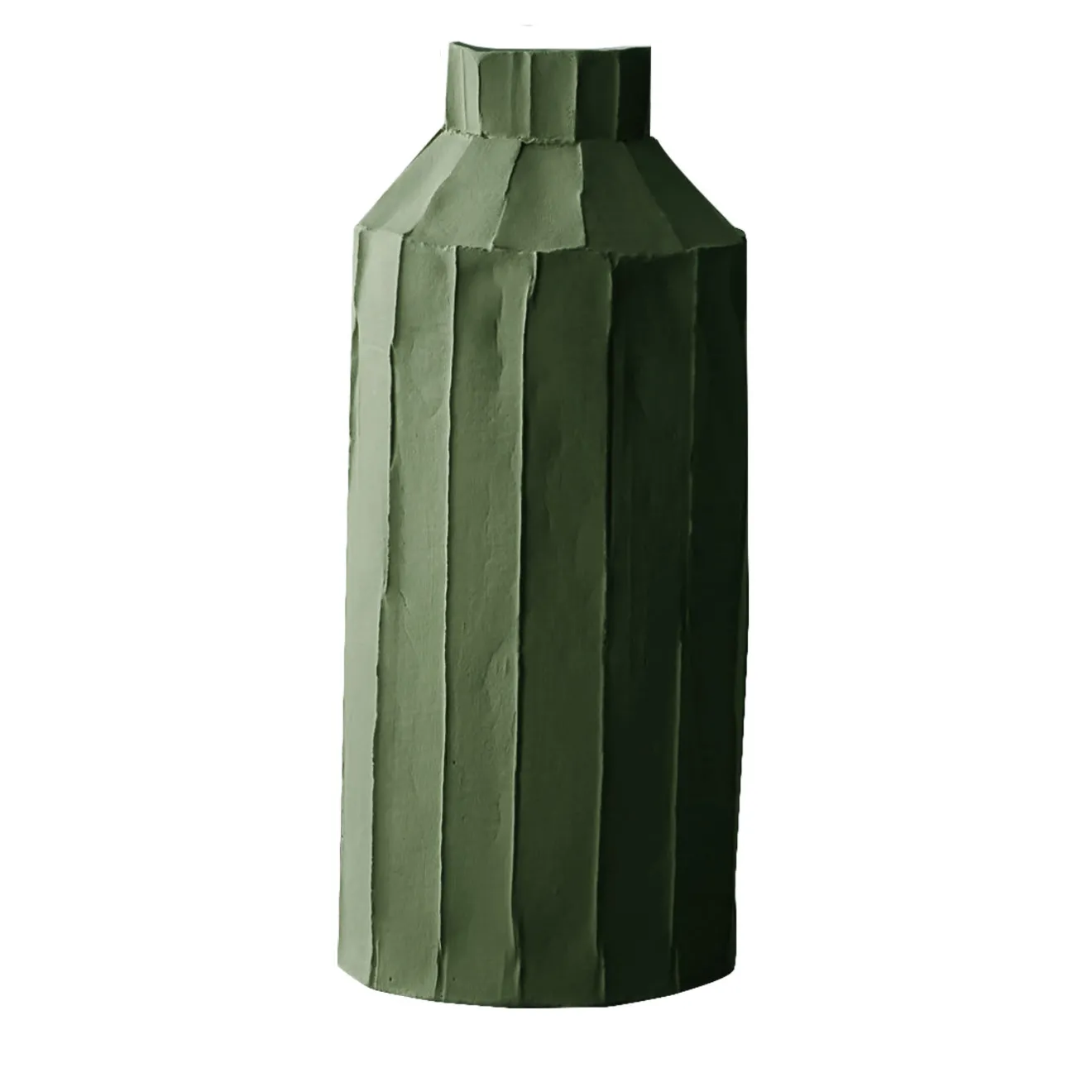 Paola Paronetto Bottiglia Decorativa FIDE Corteccia B1/Grigio verde
