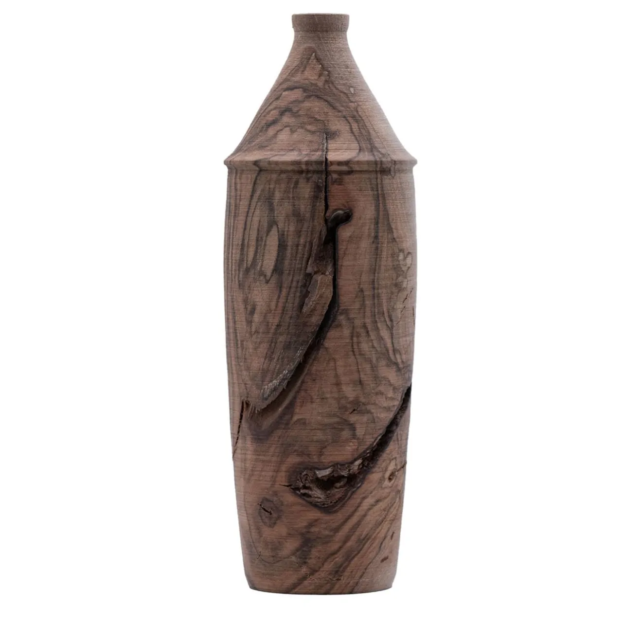 Andrea Celestino Bottiglia decorativa in legno Nebulosa