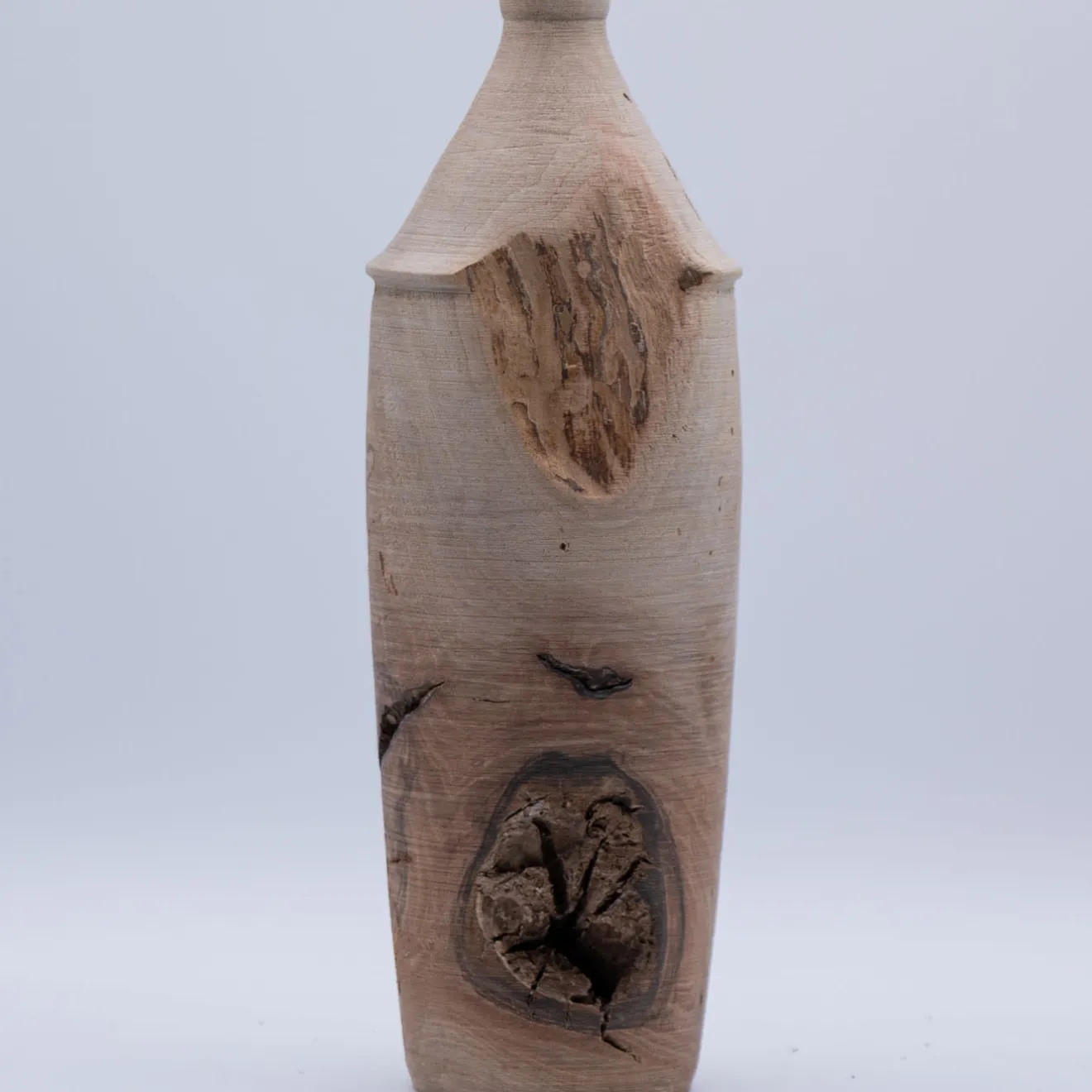 Andrea Celestino Bottiglia decorativa in legno Nebulosa