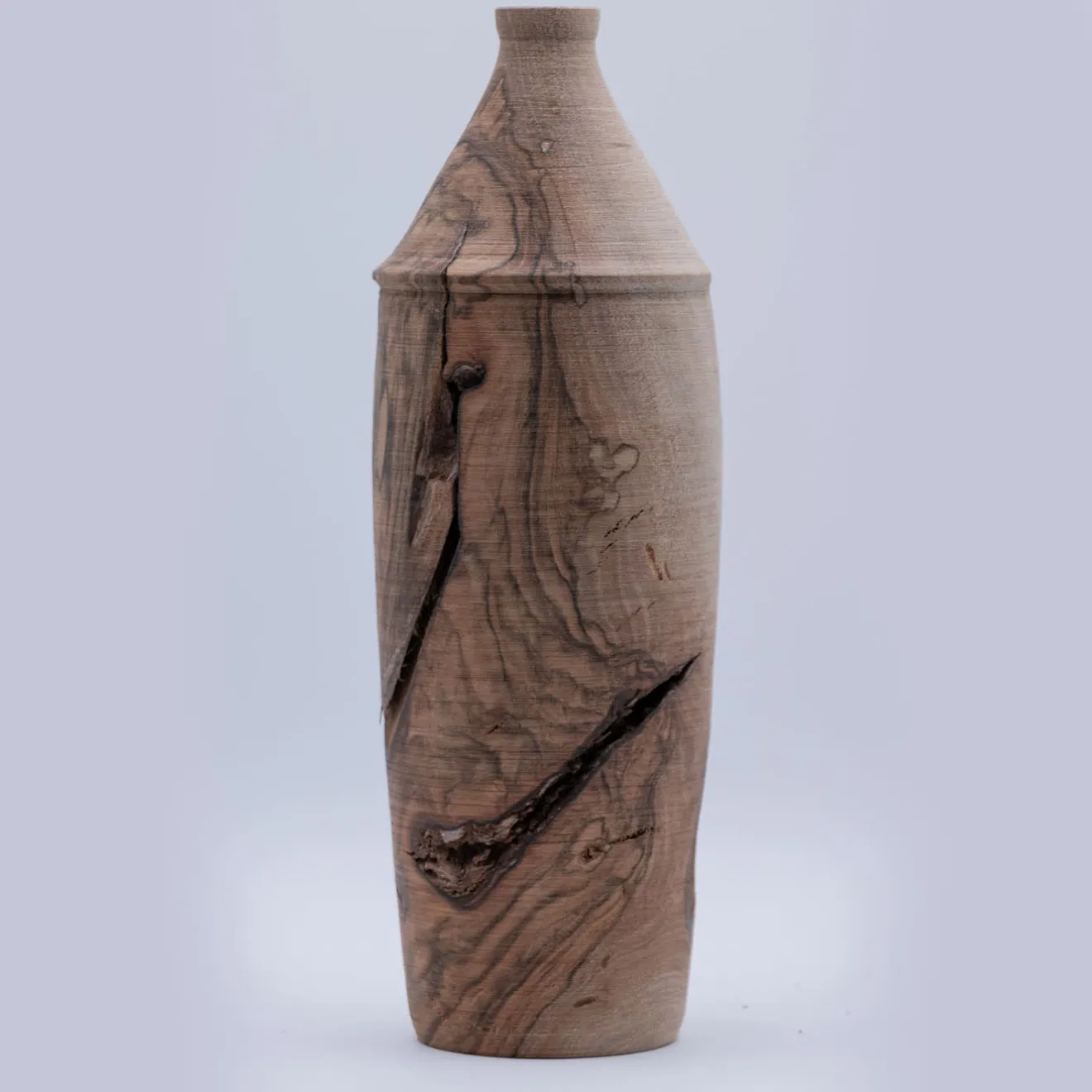 Andrea Celestino Bottiglia decorativa in legno Nebulosa