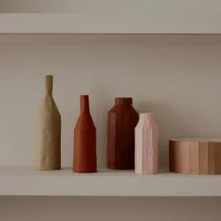 Paola Paronetto Bottiglia Decorativa Liscia B17/Sabbia Chiaro