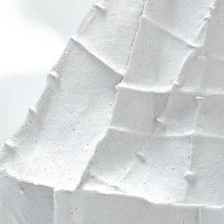 Paola Paronetto Bottiglia Fide Corteccia in Ceramica Bianca