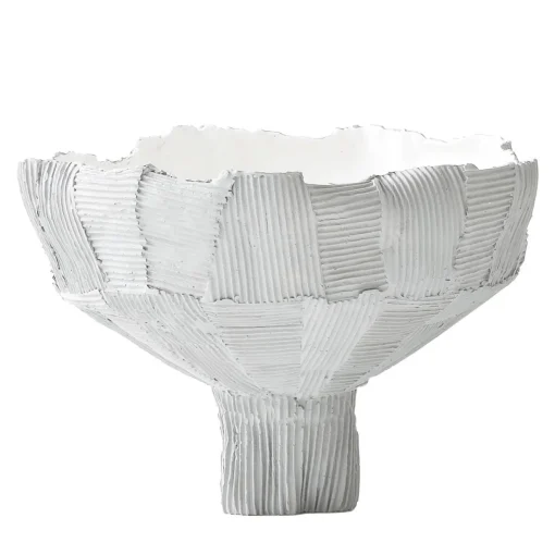 Paola Paronetto Bowl Anemone Cartoccio bianca