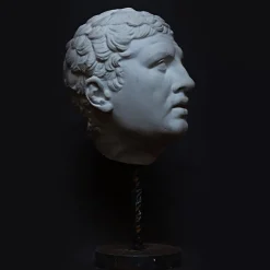 Galleria Romanelli Busto di Gladiatore Borghese su piedistallo