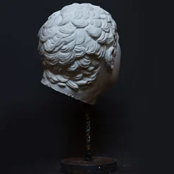 Galleria Romanelli Busto di Gladiatore Borghese su piedistallo