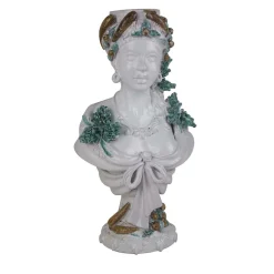 Alessandro Iudici Busto scultura invernale in ceramica