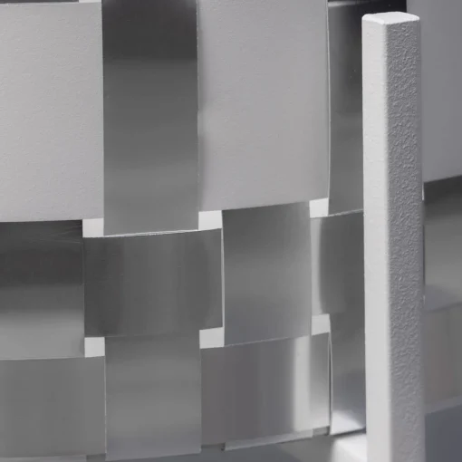Splot Design Cachepot in metallo argentato Galatea