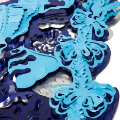 altreforme Caelum Stellans Blu Di Prussia Scultura da parete di Matteo Cibic
