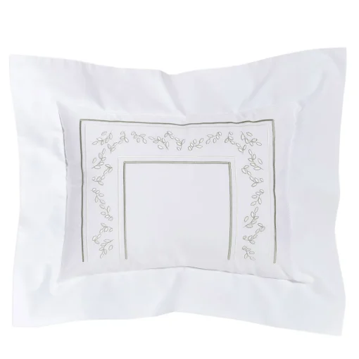 Verderoccia Camicie da letto Roma White & Silver Olive
