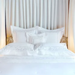 Verderoccia Camicie da letto Roma White & Silver Olive