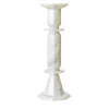 Fuda Candelabro Oreadi Nix in Marmo Bianco di Rotella